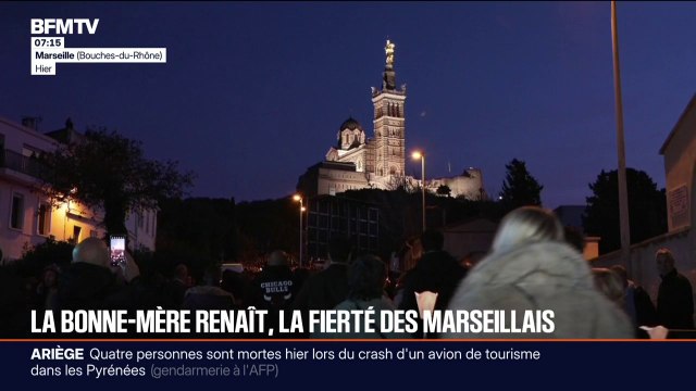 La basilique de Notre-Dame de la Garde ouvre à nouveau ses portes après neuf mois de rénovation