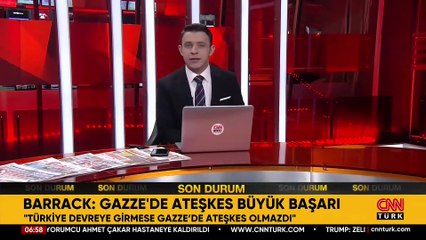 Barrack: "Türkiye devreye girmese Gazze’de ateşkes olmazdı"