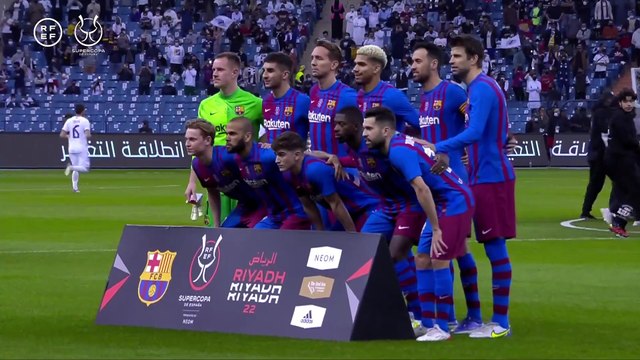 12/1/2022 F.C. Barcelona- Real Madrid (2-3) Supercopa de España