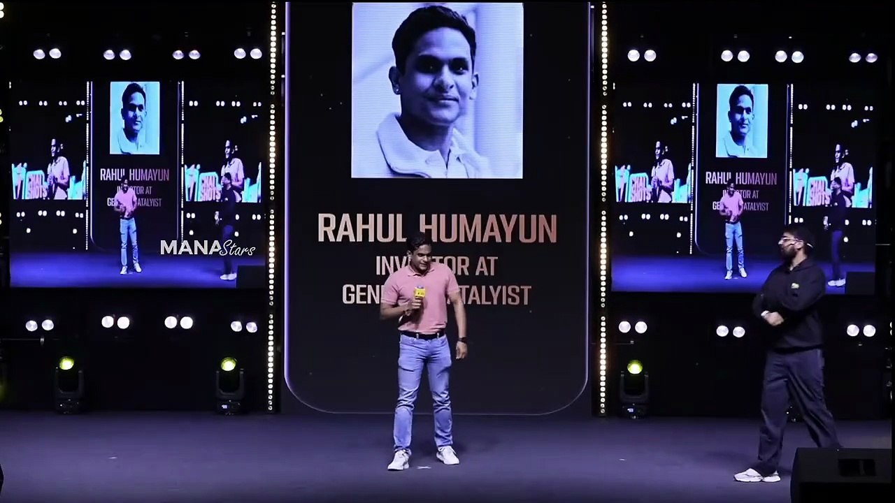 Investor At Ceneral Catalvict Rahul Humayun Speech at Chai Shots App Launch Event