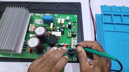 Haier Dc inverter ac E7 error code outdoor pcb Dcinverter ac pcb training institute BabarElectronics