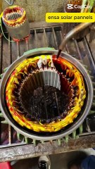 15 HP 900 RPM Motor Rewinding Aur Varnish Denay Ka Asaan Tareeqa | Motor Repair Tutorial