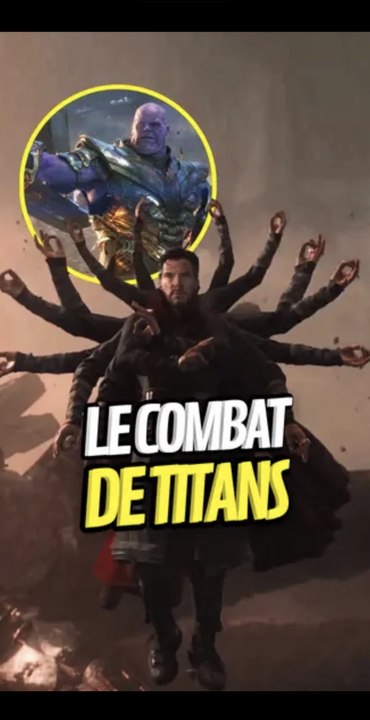Thanos a eu peur de Strange ? #drstrange #thanos #marvel #onregardequoi #avengers