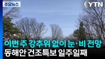 [날씨] 동해안 건조경보...이번 주 강추위 없지만, 비·눈 잦을 듯 / YTN