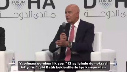 ABD'nin Ankara Büyükelçisi Tom Barrack, Doha Forumu'nda konuştu