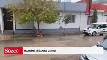 Mardin'i sağanak vurdu
