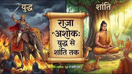 सम्राट अशोक: युद्ध से शांति तक | Samrat Ashoka: The Story of Kalinga War | Hindi Animated Story