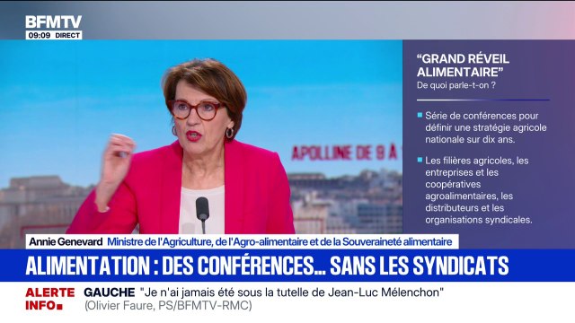 Pour Annie Genevard, ministre de l'Agriculture, ce n'est pas possible de signer le Mercosur en l'état