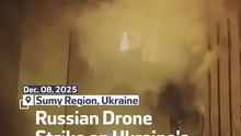Russian Drone Strike on Ukraine's Sumy Injures 7