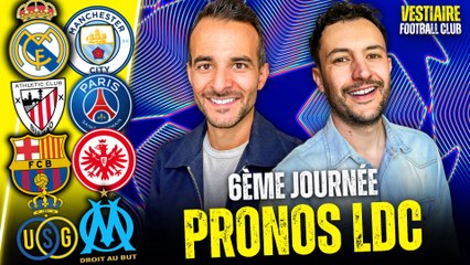 🔥 NOS PRONOS LDC J6 (BARÇA - FRANCFORT REAL - CITY BILBAO PSG USG - OM )