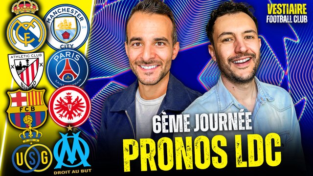 🔥 NOS PRONOS LDC J6 (BARÇA - FRANCFORT REAL - CITY BILBAO PSG USG - OM )