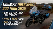 2026 Tiger Sport 800 Tour – Das kann Triumphs neuer Reisetiger