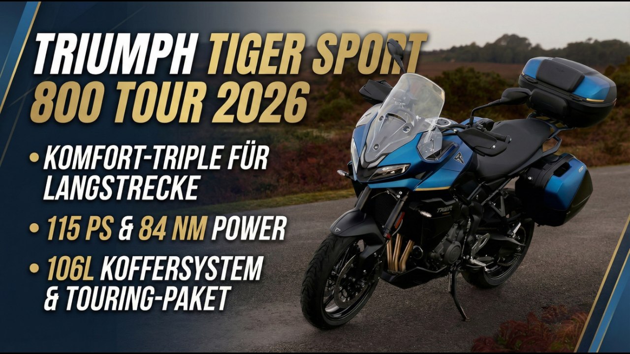 2026 Tiger Sport 800 Tour – Das kann Triumphs neuer Reisetiger