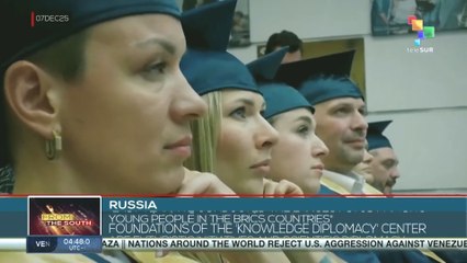 A russian 'knowledge diplomacy' center promotes activities with allied countries