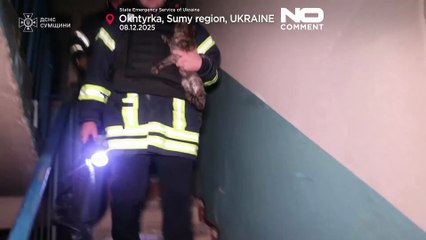 Nuevos ataques de drones rusos en la región ucraniana de Sumy: evacúan a vecinos por los incendios