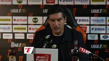 Fonseca, sur la première mi-temps face à Lorient : « Elle était horrible » - Foot - Ligue 1
