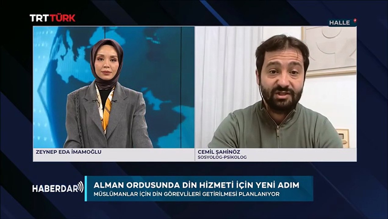 Alman ordusunda müslüman manevi rehberler, danismanlar ve imamlar (TRT Türk, Haberdar, 08.12.2025)
