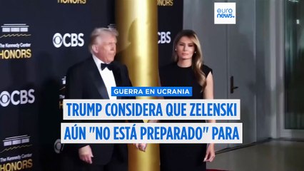 Trump dice que Zelenski "no está listo" para firmar el acuerdo de paz respaldado por EE.UU.