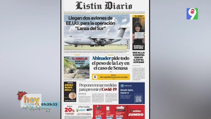 Titulares prensa dominicana lunes 08 de diciembre 2025 | Hoy Mismo