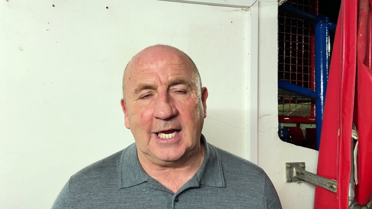 Aldershot Town manager John Coleman post-Altrincham