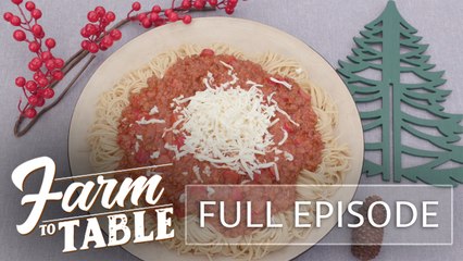 Chef JR Royol cooks the classic Pinoy-style Spaghetti for Christmas! (Full Episode) | Farm To Table