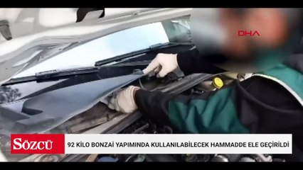 92 kilo bonzai yapımında kullanılabilecek hammadde ele geçirildi