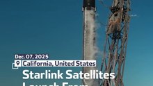 Starlink Satellites Launch From California