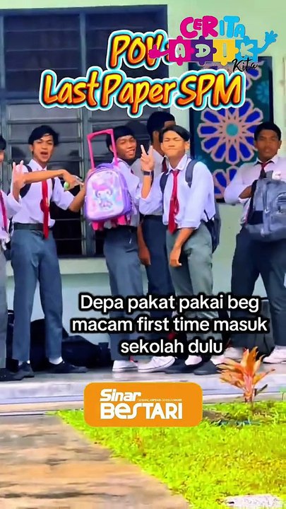 Comel beg calon SPM 2025