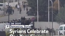 Syrians Celebrate One Year Since Ouster of Assad