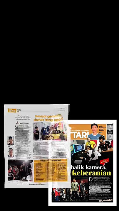 Di sebalik kamera, lahir keberanian