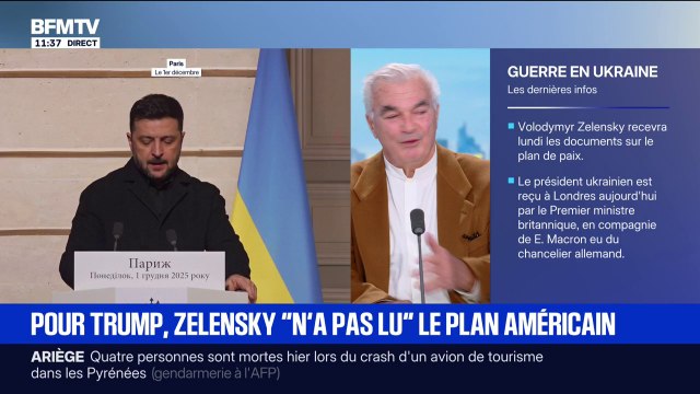 Donald Trump veut faire pression sur monsieur Zelensky peu importe les moyens , estime le premier ambassadeur de France en Ukraine