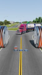 Realistic BeamNG Drive car crash physics. Watch in