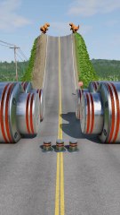 Realistic BeamNG Drive car crash physics. Watch in