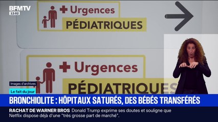 L'hôpital parisien Robert-Debré saturé, 14 bébés atteints de bronchiolite contraints d'être transférés