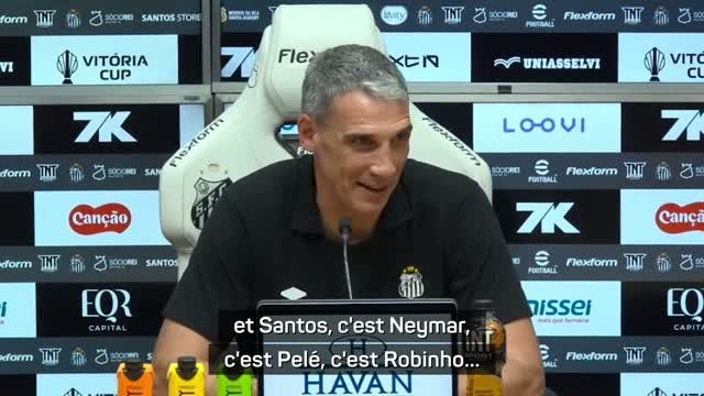 Santos - Vojvoda : Santos, c'est Neymar, c'est Pelé, c'est Robinho
