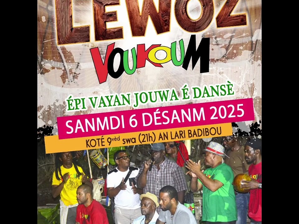 Lewoz a voukoum basse terre guadeloupe