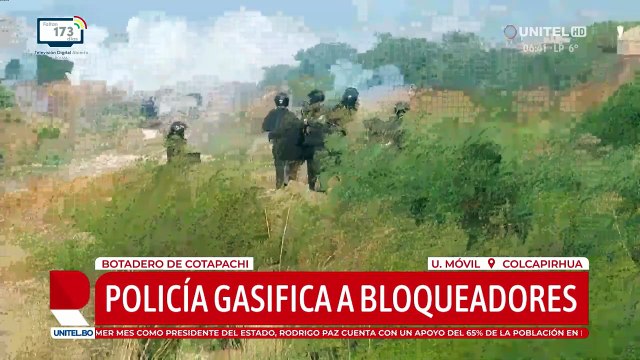 Gasifican a bloqueadores que impiden el ingreso al botadero en Colpirhua desde hace 12 días