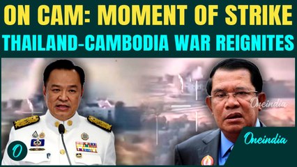UNSEEN VIDEO: Dramatic Footage shows Moment of Thailand’s STRIKE on Cambodian Army Base| All-Out War