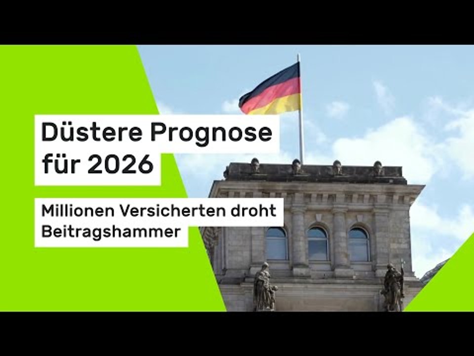 Düstere Prognose für 2026 - Millionen Versicherten droht Beitragshammer