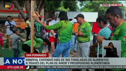 Apure | MINPPAL distribuye alimentos de calidad a las familias del municipio San Fernando