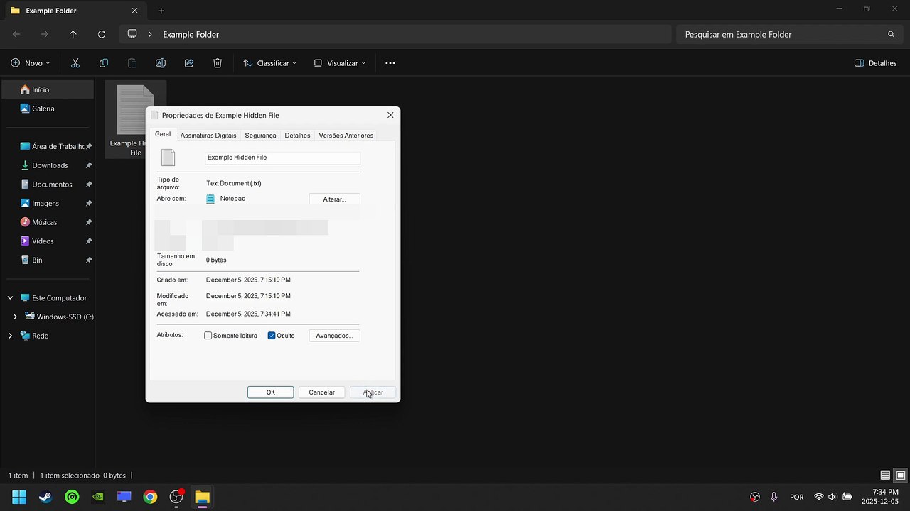 How to Hide Files and Folders in Windows