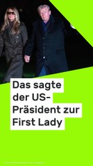No Glomex Donald und Melania Trump: Lippenleser offenbart - das sagte der US-Präsident zur First Lady