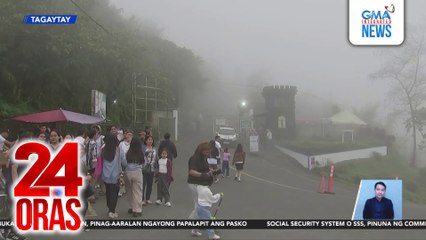 Malamig na klima, dinayo ng mga turista; mga pasyalan, punuan dahil sa dami ng dayo | 24 Oras