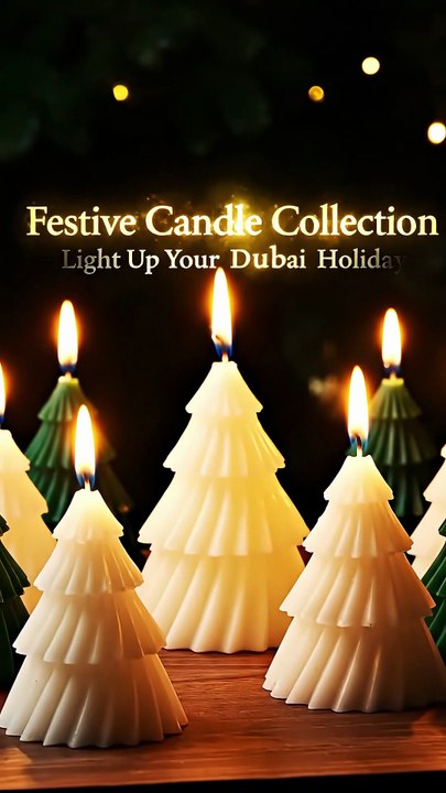 Magical Christmas Candles in Dubai: A Festive Glow You Can’t Miss!