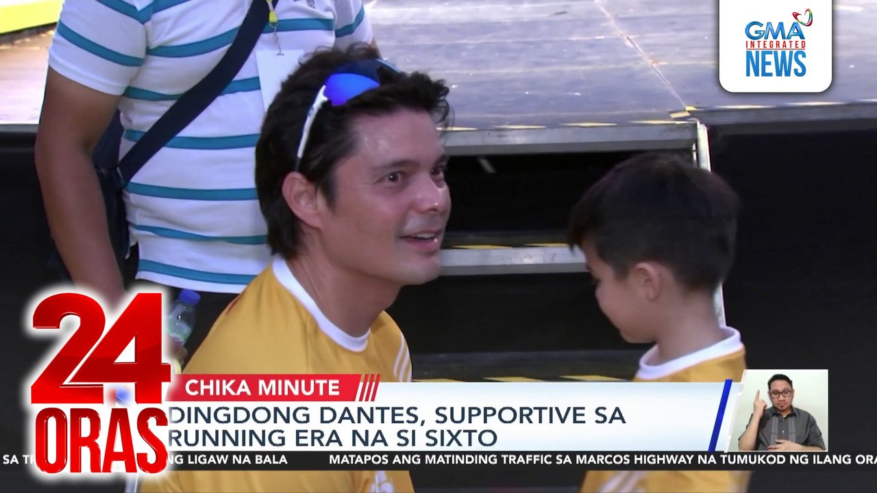 Dingdong Dantes, supportive sa running era na si Sixto | 24 Oras
