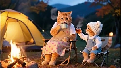 Ginger Kitten Has a Fever Late at Night 🤒, Mama Cat Takes Care of Her All Night 🐾  Funny Cat Videos