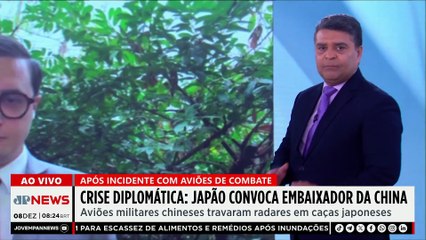 Japão convoca China após incidente com aviões de combate
