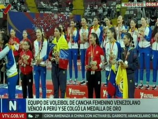 Venezuela vence a Perú y logra medalla de oro en los XX Juegos Bolivarianos Ayacucho – Lima 2025