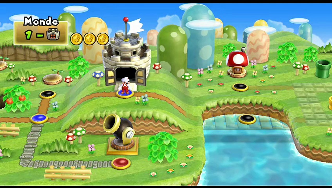 New Super Mario Bros. Wii online multiplayer - wii