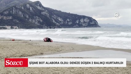 Bartın’da şişme bot alabora oldu: Denize düşen 2 balıkçı kurtarıldı